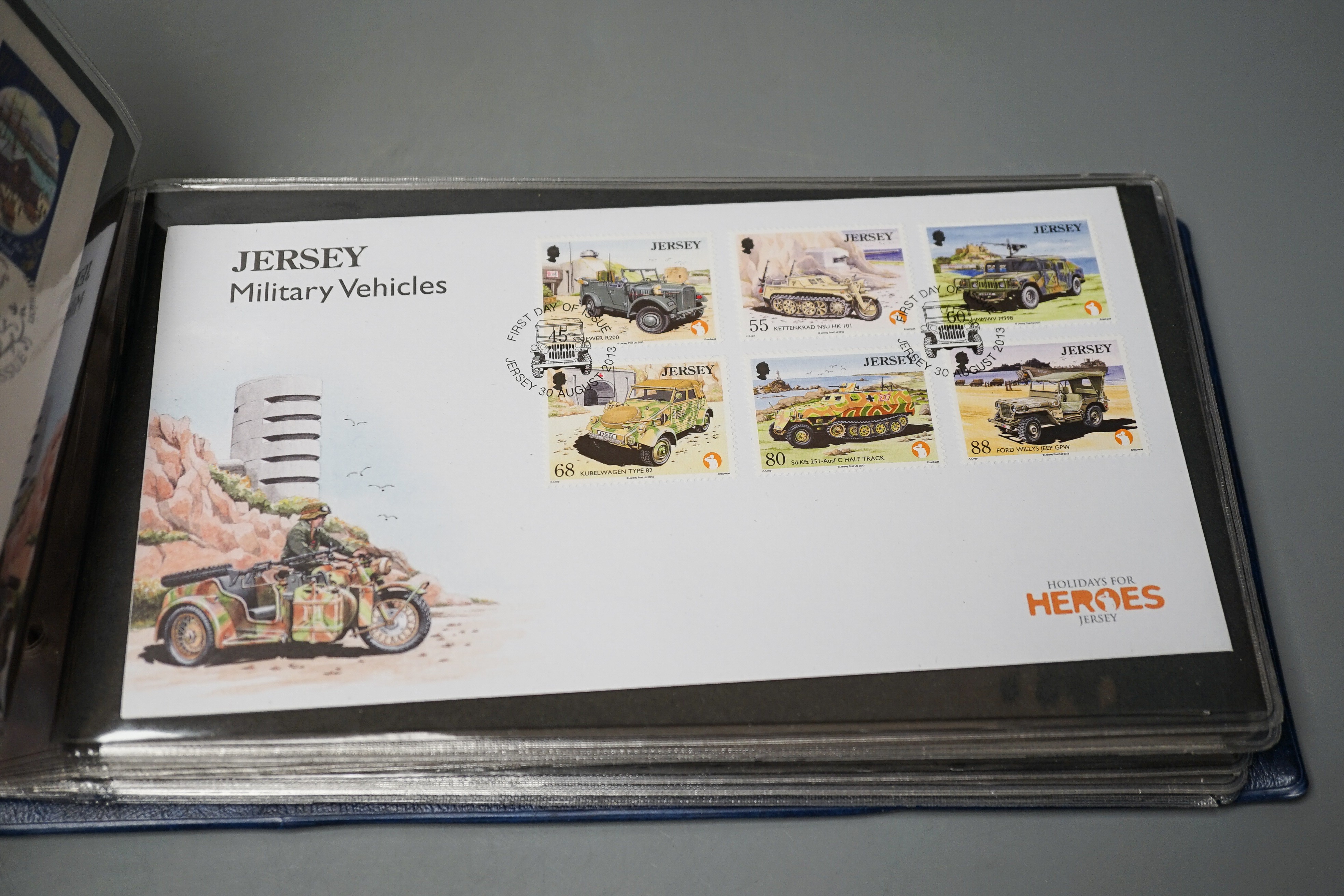 Four albums of Royal Mail and Channel Islands post First Day covers